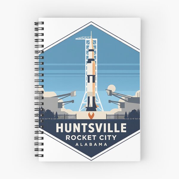 Item preview, Huntsville Alabama Saturn V Rocket City Sticker designed and sold by DetourDgn.