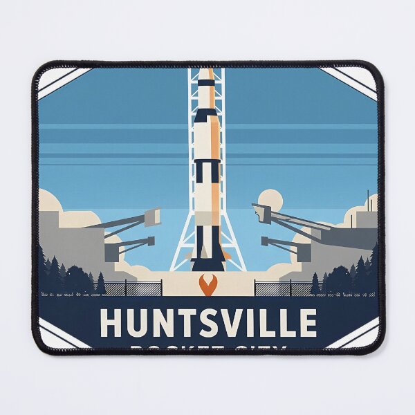 Item preview, Huntsville Alabama Saturn V Rocket City Sticker designed and sold by DetourDgn.