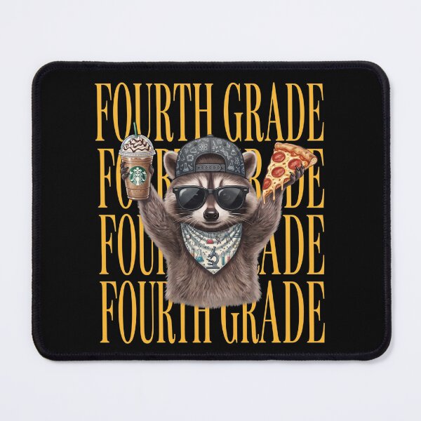 Item preview, Fourth Grade Funny Raccoon Back To School designed and sold by CaneufeyCip.