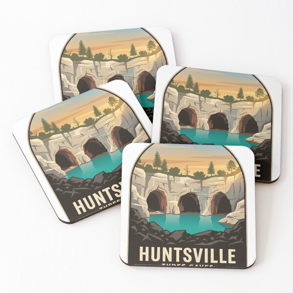 Item preview, Huntsville Alabama Three Caves Nature Preserve Sticker designed and sold by DetourDgn.