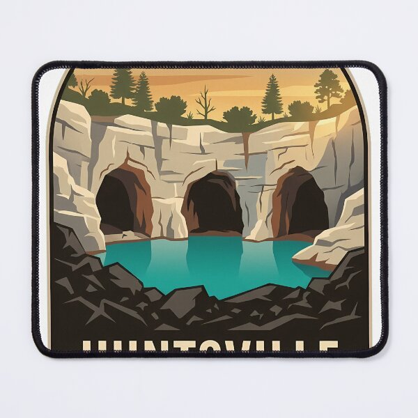 Item preview, Huntsville Alabama Three Caves Nature Preserve Sticker designed and sold by DetourDgn.