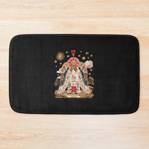 Item preview, Temperance Angel Sun Face Floral Wings Tarot Art designed and sold by saytonh1.