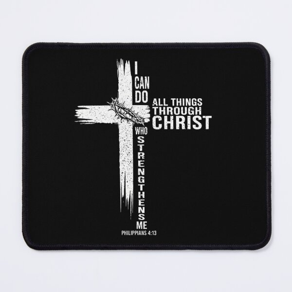 Item preview, Philippians 4 13 I Can Do All Things Through Christ Cross designed and sold by haitrieuic96.