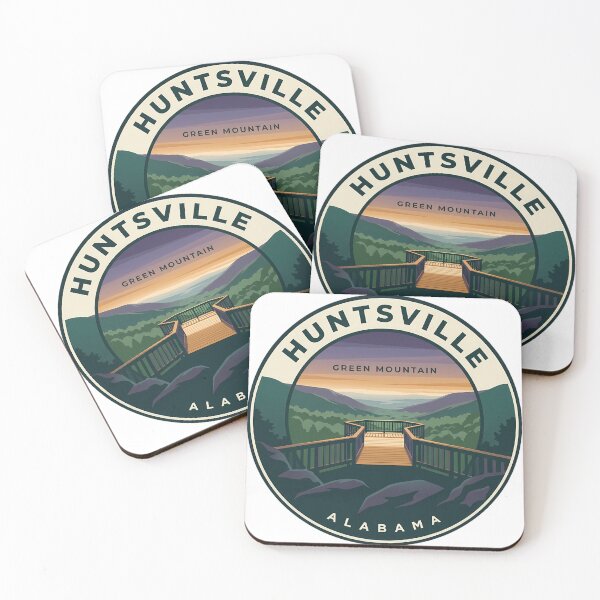 Item preview, Huntsville Alabama Green Mountain Overlook Sticker designed and sold by DetourDgn.