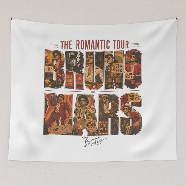 Item preview, The Romantic Tour 2026 Brunoo Marss designed and sold by Lapiinart.