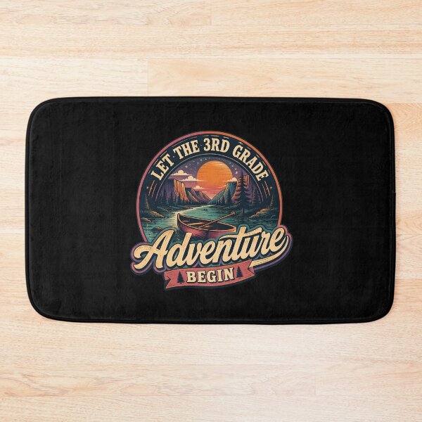 Item preview, Let The 3rd Grade Adventure Begin Retro Sunset Mountain designed and sold by felixpalette.