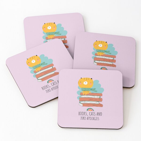 Item preview, Books, cats and zero apologies designed and sold by AJTindal.