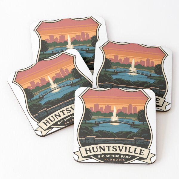 Item preview, Huntsville Alabama Big Spring Park Sticker designed and sold by DetourDgn.