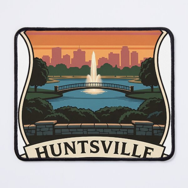 Item preview, Huntsville Alabama Big Spring Park Sticker designed and sold by DetourDgn.