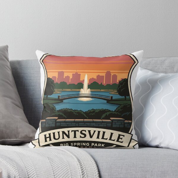 Item preview, Huntsville Alabama Big Spring Park Sticker designed and sold by DetourDgn.