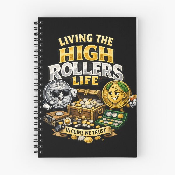 Item preview, Living the High Rollers Life – Vintage Coin Collector Humor designed and sold by SidTastic .