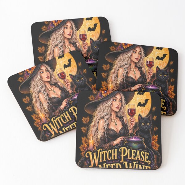 Item preview, Witch Please, I need wine designed and sold by LosthopeCreations.