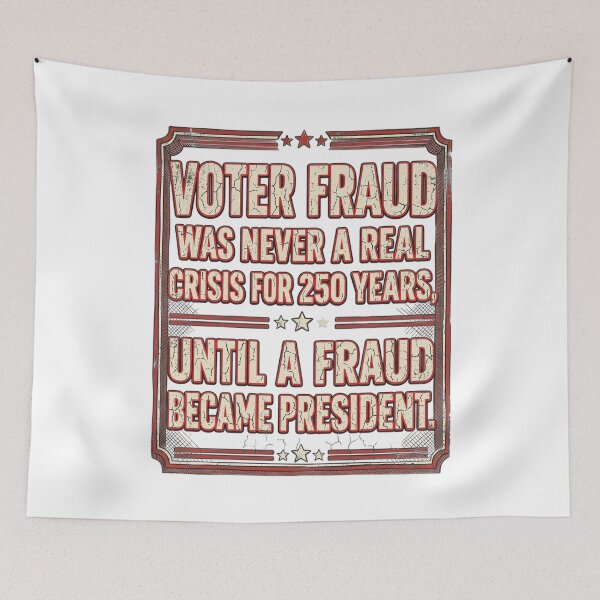Item preview, Voter Fraud Was Never A Real Crisis 250 Years designed and sold by CaChimShop.