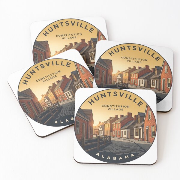 Item preview, Huntsville Alabama Constitution Village Sticker designed and sold by DetourDgn.