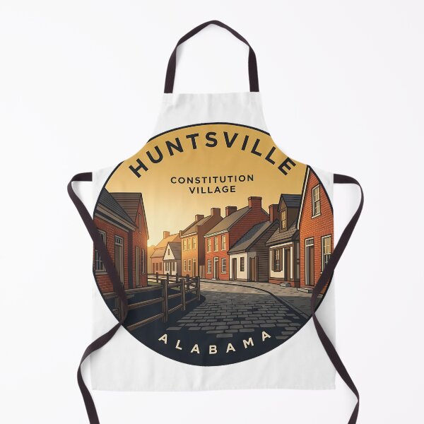 Item preview, Huntsville Alabama Constitution Village Sticker designed and sold by DetourDgn.