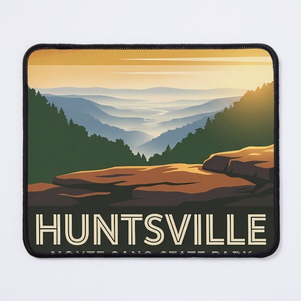 Item preview, Huntsville Alabama Monte Sano State Park Sticker designed and sold by DetourDgn.