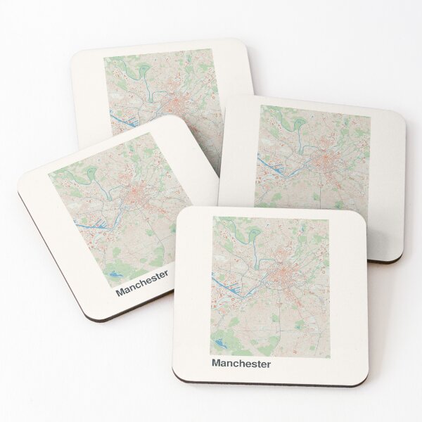 Item preview, Manchester Minimalistic Map Art designed and sold by MapsNerd.