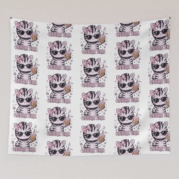 Item preview, Zebra Era Pastel designed and sold by Goth Pets .