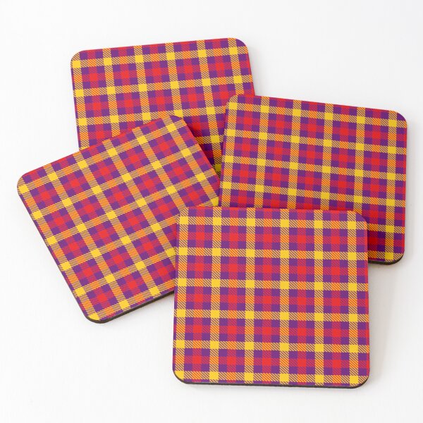 Item preview, Red And Yellow Gingham Check Purple  designed and sold by PatternTitan.