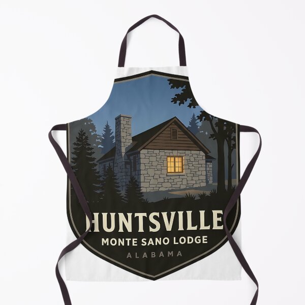 Item preview, Pegatina de Monte Sano Stone Lodge en Huntsville, Alabama designed and sold by DetourDgn.