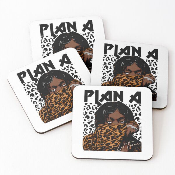 Item preview, Hip Hop Rapper Leopard Print Scarf Portrait designed and sold by EdwinShiney.