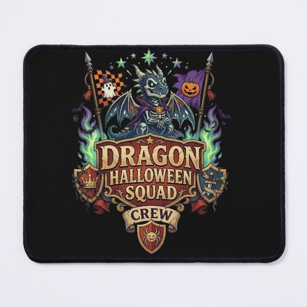 Item preview, Dragon Halloween Squad Crew Gothic Emblem designed and sold by designwiss.
