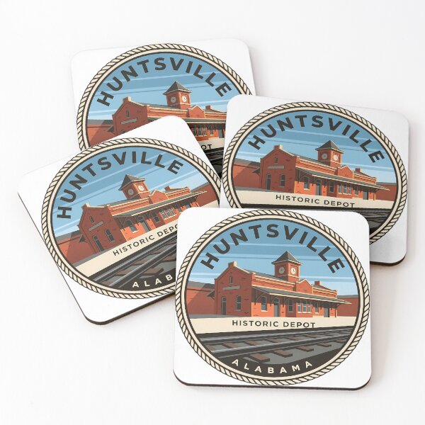 Item preview, Huntsville Alabama Historic Depot Sticker designed and sold by DetourDgn.