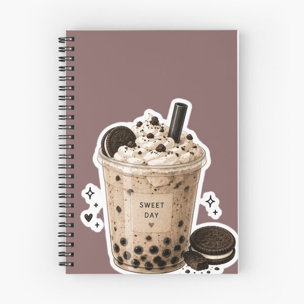 Item preview, Cookies and Cream Boba Tea Sticker Cute Kawaii Milk Tea Dessert Aesthetic Sweet Treat Lover Gift designed and sold by AstraDrip Studio.