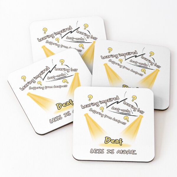 Item preview, DEAF - LESS IS MORE! designed and sold by Vatazumet.