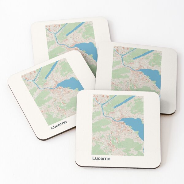 Item preview, Lucerne Minimalistic Map Art designed and sold by MapsNerd.