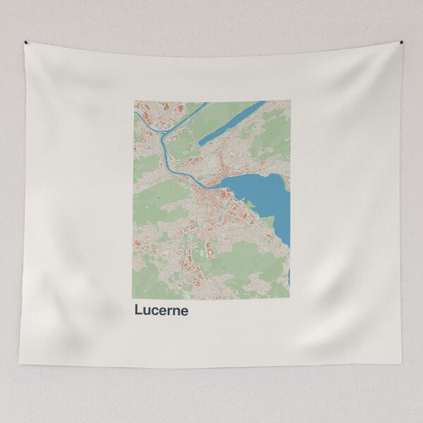 Item preview, Lucerne Minimalistic Map Art designed and sold by MapsNerd.