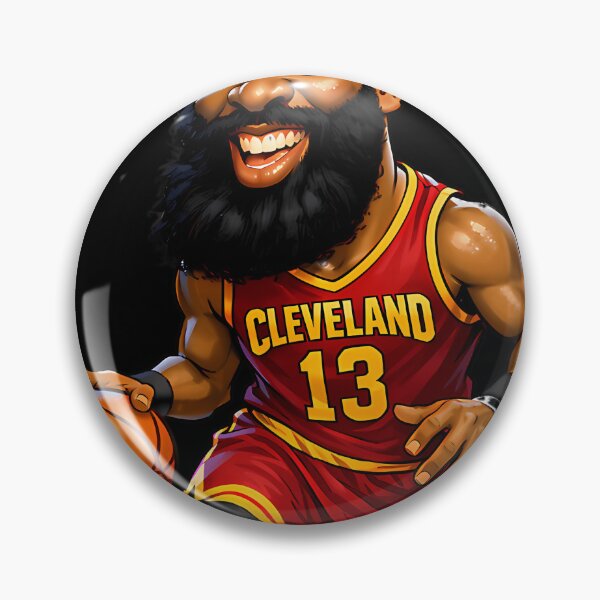 Item preview, James Harden Cavs Caricature designed and sold by ArcanaGlowCraft.