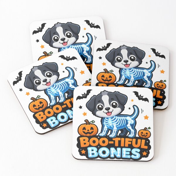 Item preview, Boo-tiful Bones – Kawaii Veterinary X-Ray Dog Halloween designed and sold by Bettybee00.