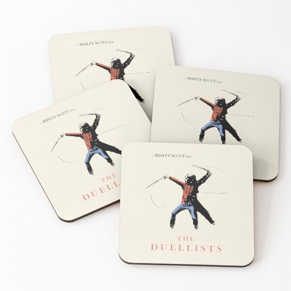 Item preview, The Duellists – Minimalist Sword Duel Poster designed and sold by MORKINO POSTERS.