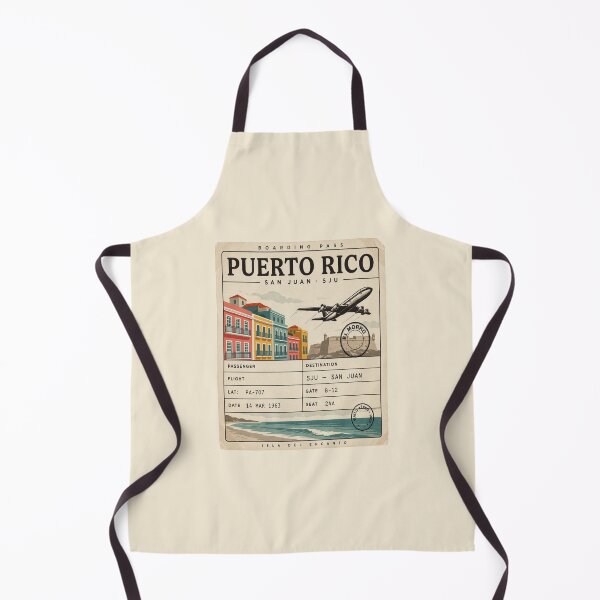 Item preview, Puerto Rico Mid‑Century Boarding‑Pass Stamp — 707 Jet Edition designed and sold by stickercuffs.