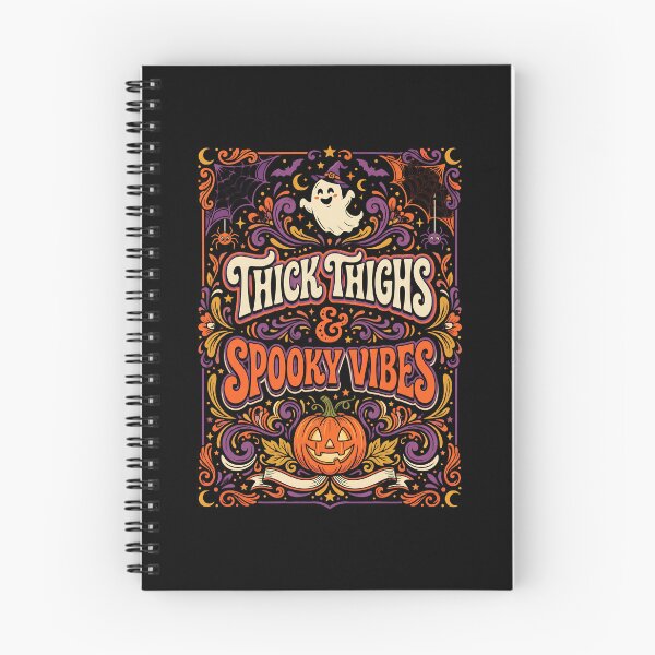 Item preview, Thick Thighs & Spooky Vibes Halloween Humor designed and sold by w66aboo.