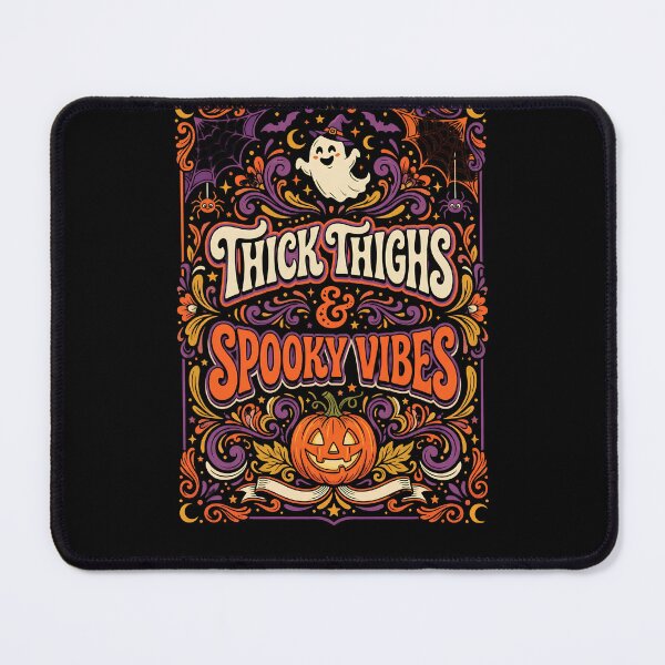 Item preview, Thick Thighs & Spooky Vibes Halloween Humor designed and sold by w66aboo.
