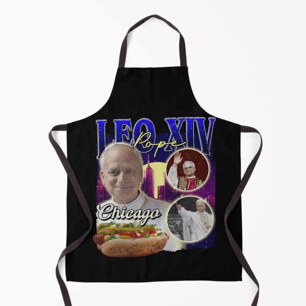Item preview, Pope Leo XIV Chicago Hot Dog Silhouette designed and sold by FanZy Store.