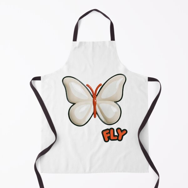Item preview, Ivory White Glossy Puffy Butterfly Retro Pop Art designed and sold by daila70.