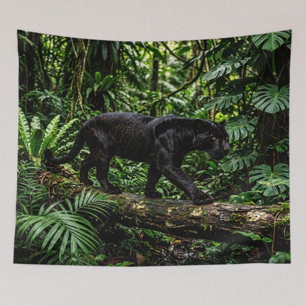 Item preview, Black Panther in the jungle. designed and sold by Solomon-Ent-144.