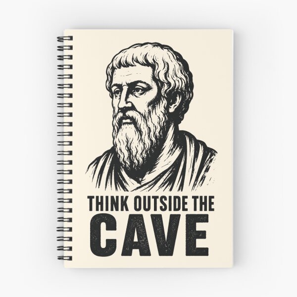 Item preview, Think Outside the Cave. Vintage Greek Philosopher Art & Philosophy Humor. (Plato Meme Collection) designed and sold by SaraSumi.