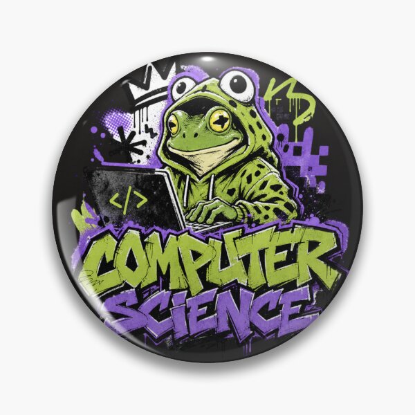 Item preview, Computer Science Frog Graffiti Laptop T-Shirt | Hardworking Teacher Gift | Labor Day Appreciation designed and sold by illeN-Art-World.