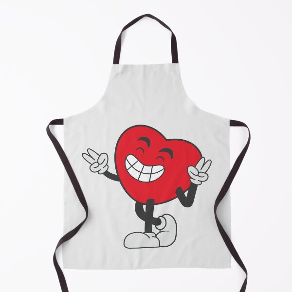 Item preview, Retro Smiling Heart Peace Sign | Vintage Mascot Graphic. designed and sold by thailerd.