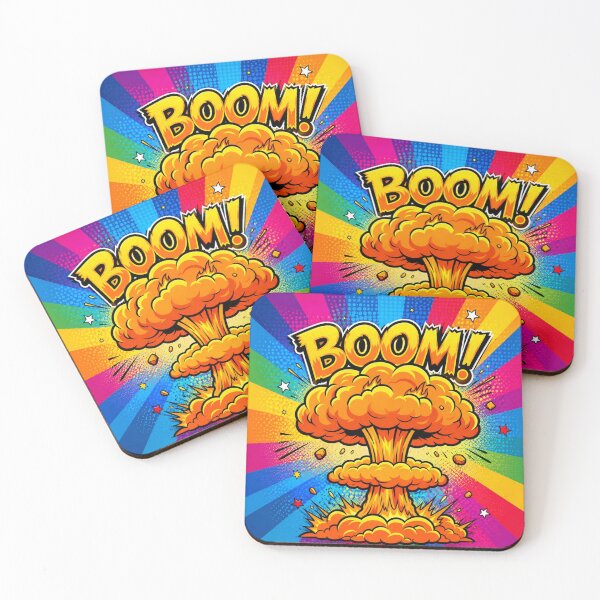 Item preview, Retro Comic Explosion Mushroom Cloud designed and sold by Pure Craft.