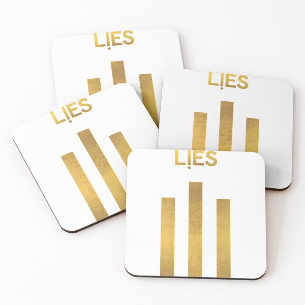 Item preview, White Lies Band designed and sold by cosmicCryptidCo.
