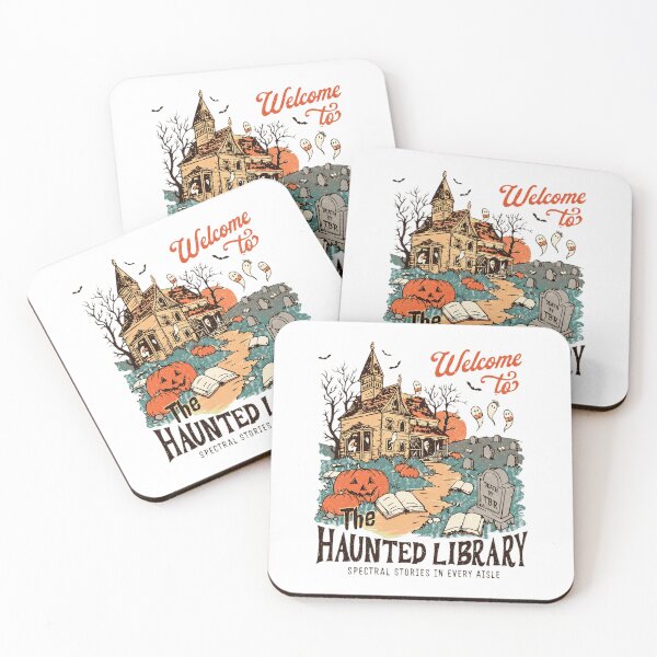 Item preview, Vintage Spooky Library Halloween  designed and sold by BoutetQuin00.