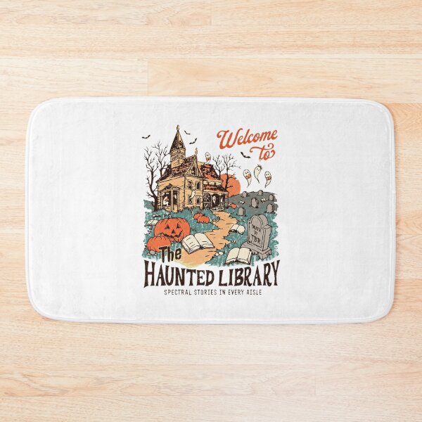 Item preview, Vintage Spooky Library Halloween  designed and sold by BoutetQuin00.