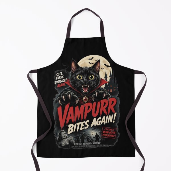 Item preview, Vampurr Bites Again Funny Cat 5 designed and sold by Positive&FunnyThings.
