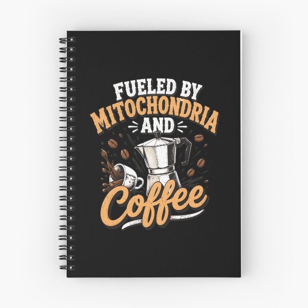 Item preview, Fueled by Mitochondria and Coffee - Funny Science Biology Coffee Lover designed and sold by felixpalette.