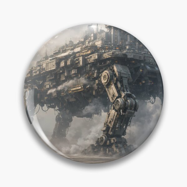 Item preview, Giant Moving Fortress Fantasy Creature Landscape Art designed and sold by StreetwearVib.
